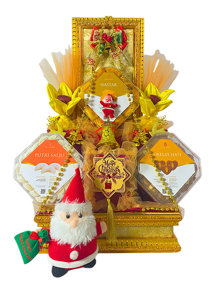 i25cn - d02 - parcel bamboo - parcel cookies - parcel natal - jual parcel kue kering